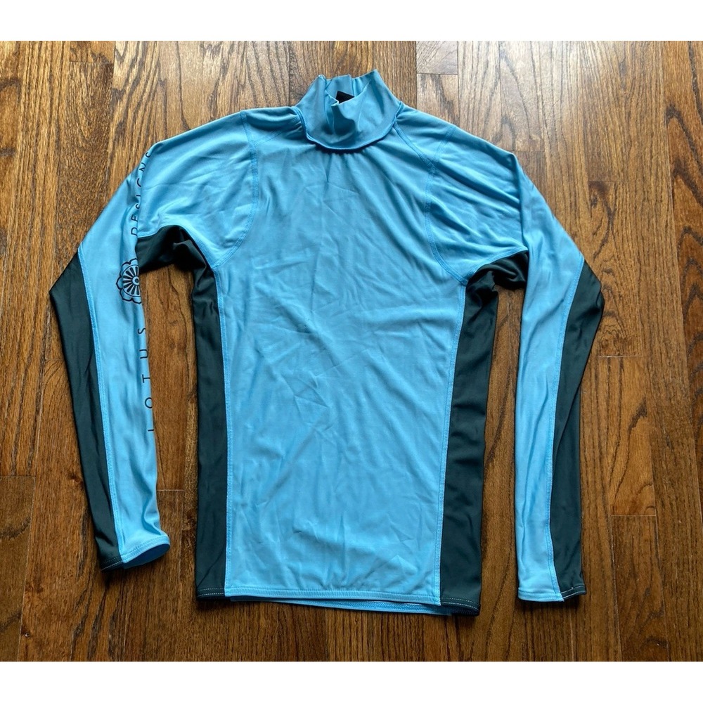 Vintage Patagonia Lotus Designs Wet Shirt Mens Medium Turquoise Kayak Paddling